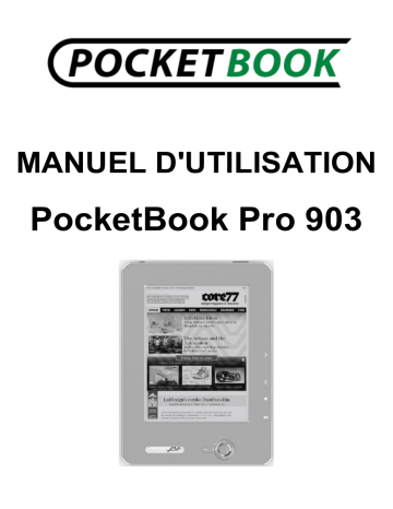Mode d'emploi | Pocketbook Pro 903 Manuel utilisateur | Fixfr