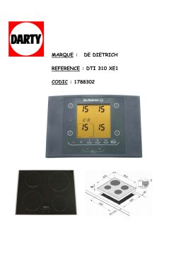 De Dietrich DTI1177X Manuel utilisateur