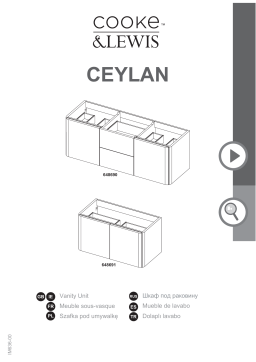 Cooke & Lewis Ceylan 95 cm Mode d'emploi