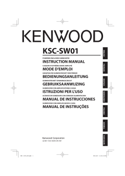 Kenwood KSC-SW01 Manuel utilisateur