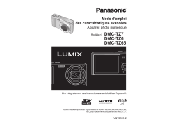 Panasonic DMC TZ7 Mode d'emploi