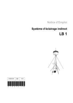 Wacker Neuson LB1 Light Balloon Manuel utilisateur