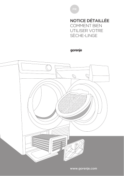 Gorenje D844BJ Manuel utilisateur