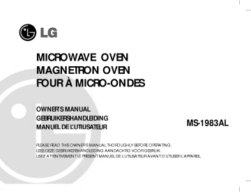 LG MS-1983ALB Manuel du propriétaire | Fixfr