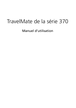 Acer TRAVELMATE-37X Manuel utilisateur