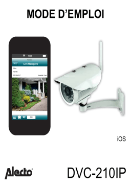 Alecto DVC-210IP WiFi Camera Outdoor Manuel utilisateur