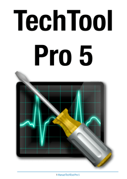 Micromat TechTool Pro 5 Manuel utilisateur