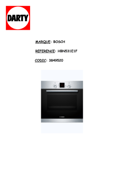 Bosch HBG675BW1F Manuel utilisateur