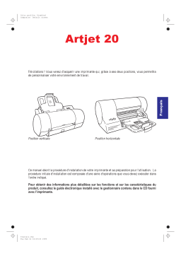 Olivetti Artjet 20 Manuel utilisateur