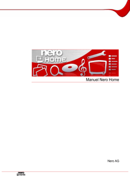 Nero Home Manuel utilisateur