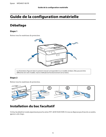 Manuel du propriétaire | Epson WorkForce Pro WF-4640DTWF Manuel utilisateur | Fixfr