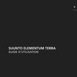 Suunto Elementum Terra Manuel utilisateur