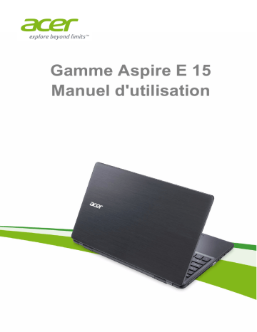 Manuel du propriétaire | Acer ASPIRE V15 Manuel utilisateur | Fixfr