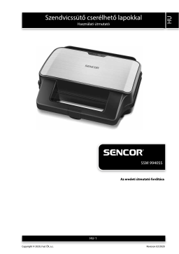 Sencor SSM 9940SS Manuel utilisateur