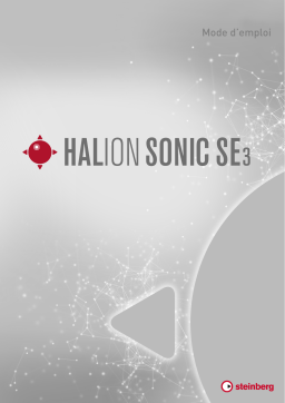 Steinberg HALion Sonic SE3 Mode d'emploi