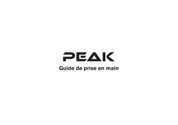 Guide de démarrage rapide | Novation PEAK Manuel utilisateur | Fixfr