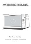 SEB TURBO DELICE 26L Manuel utilisateur