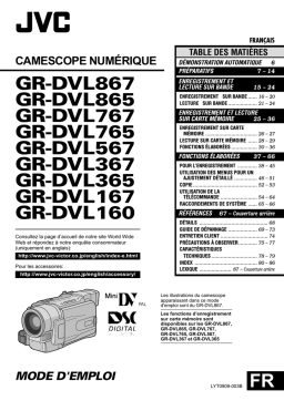 JVC GR DVL367 Mode d'emploi