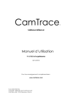 CAMTRACE V5.10.2 Manuel utilisateur