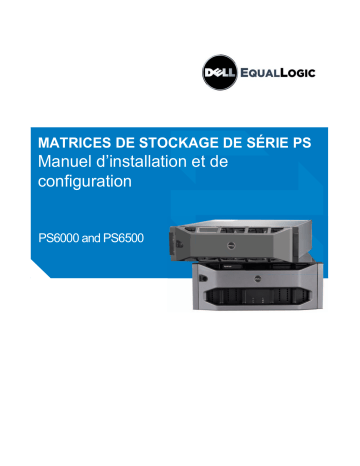 Dell Equallogic PS6000x storage Guide de démarrage rapide | Fixfr