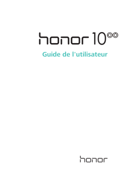 Honor 10 Lite Manuel utilisateur