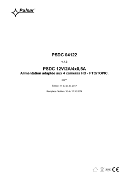 Pulsar PSDC04122 Manuel utilisateur