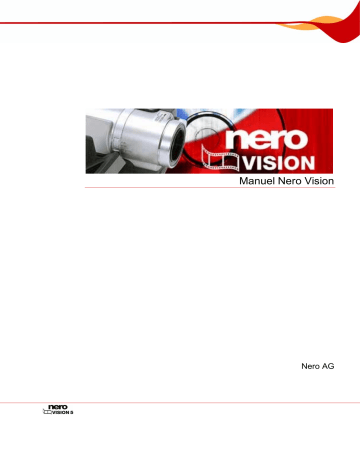 Nero Vision 5 Manuel utilisateur | Fixfr