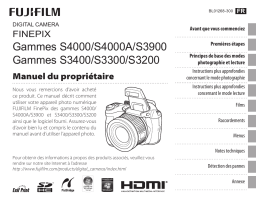 Fujifilm S4000 Camera Manuel du propriétaire