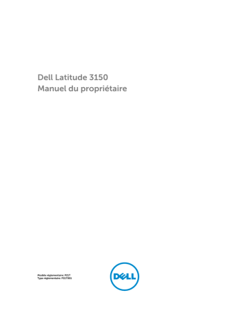 Dell Latitude 3150 laptop Manuel du propriétaire | Fixfr