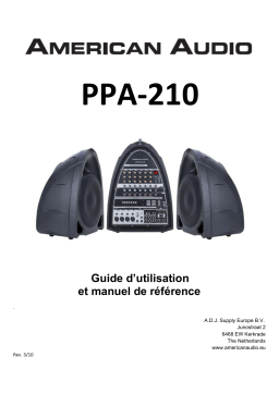 American Audio PPA-210 Manuel utilisateur