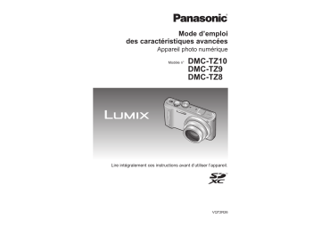 DMC TZ10 | DMC TZ8 | Panasonic DMC TZ9 Mode d'emploi | Fixfr