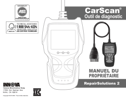 Innova FixAssist 3030RS Manuel utilisateur