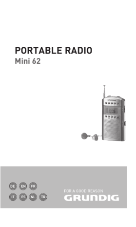 Manuel du propriétaire | Grundig MINI 62 SP Manuel utilisateur | Fixfr