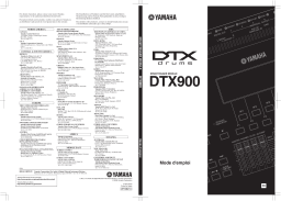 Yamaha DTX-900 Manuel utilisateur