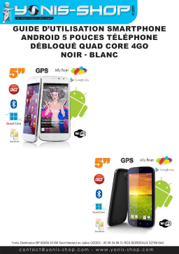 Yonis Smartphone 5" Quad Core Manuel utilisateur