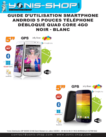 Mode d'emploi | Yonis Smartphone 5