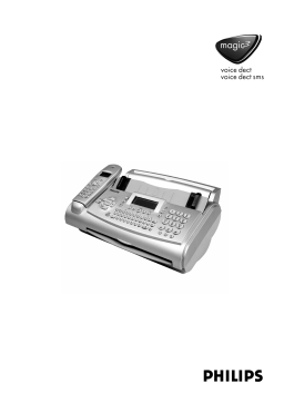 Sagem FAX PHILIPS MAGIC3 VOICE Manuel utilisateur