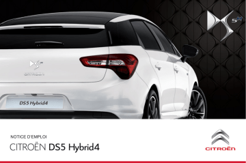 Citroen DS5 Hybrid4 2011 | DS Automobiles DS 5 Hybrid4 2011-2015 Manuel du propriétaire | Fixfr