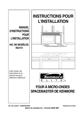 LG MV-1155SC Guide d'installation