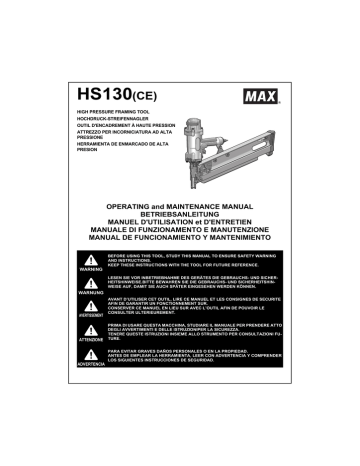 Max HS130 Manuel du propriétaire | Fixfr