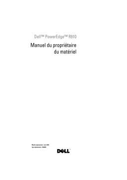 Dell PowerEdge R910 server Manuel du propriétaire