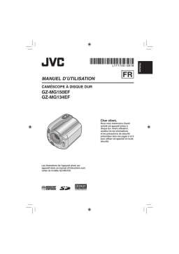 JVC GZ MG150EF Manuel utilisateur