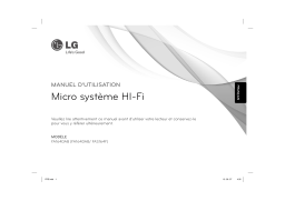 LG FA164DAB Manuel du propriétaire