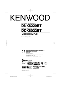Kenwood DNX 8022 BT Mode d'emploi