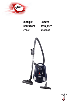 Hoover TS70 TS28 PARQUET THU Manuel utilisateur