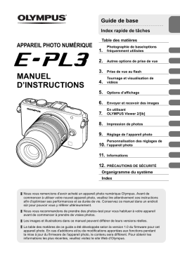 Olympus PEN E-PL3 Manuel utilisateur