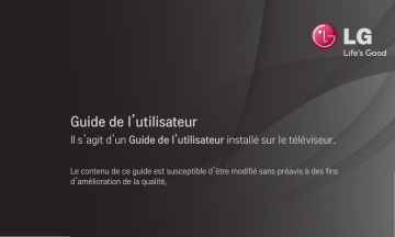 LG 60LN5400 Manuel du propriétaire | Fixfr