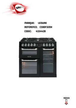 Leisure COOKMASTER 100 DUAL GAS Manuel utilisateur