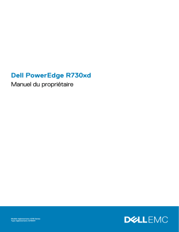 Dell PowerEdge R730xd server Manuel du propriétaire | Fixfr