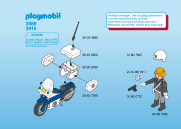 Manuel du propriétaire | Playmobil 3915 Manuel utilisateur | Fixfr